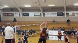 Asher (80) spike against Campolindo