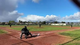 Elias Ramirez drops a bunt single