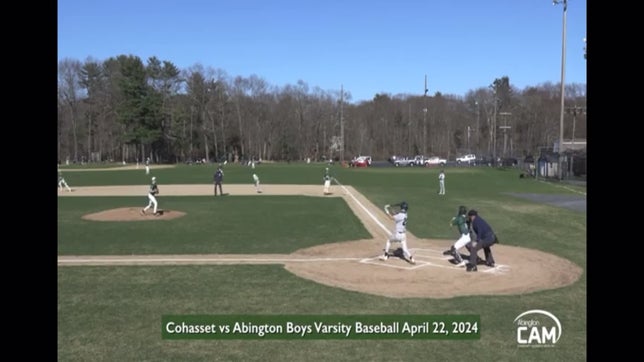 Double on a fastball