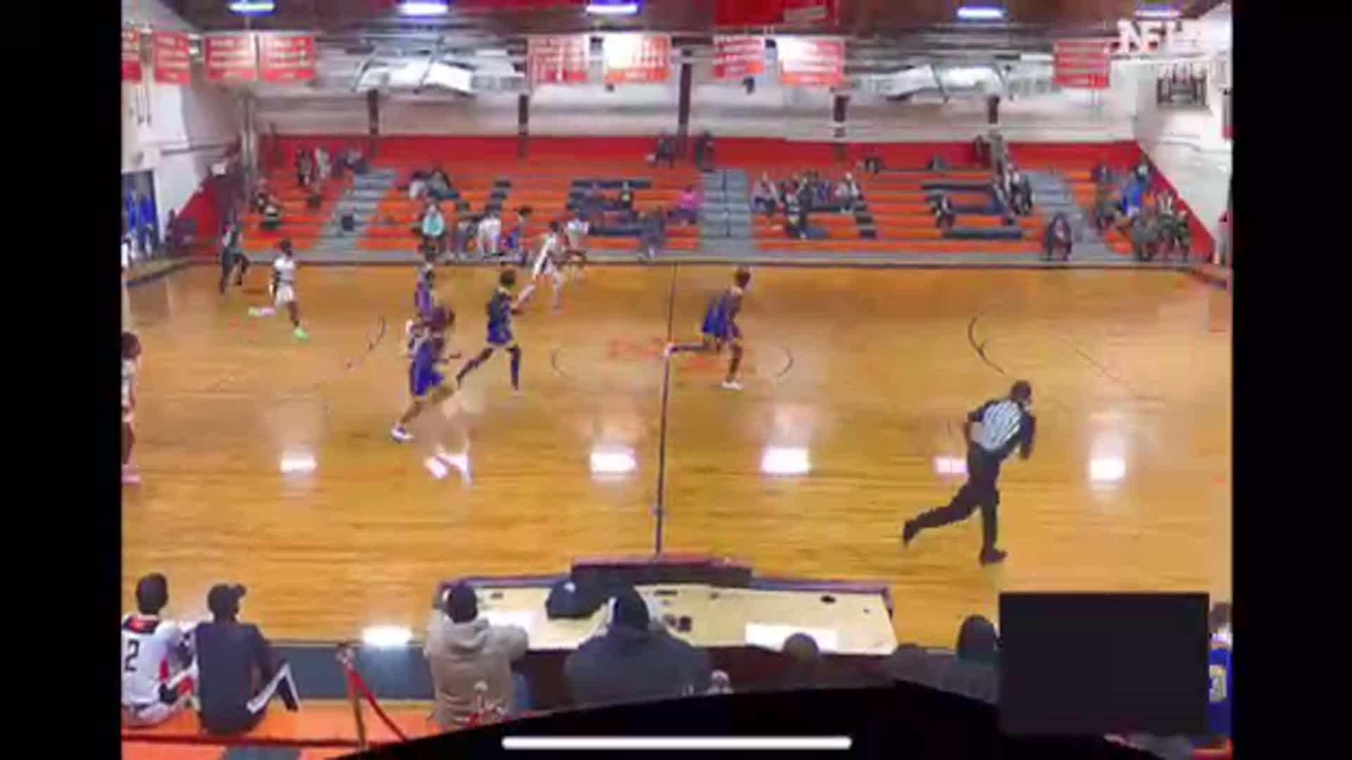 Luke with the JV Dunk ended game with 25 points