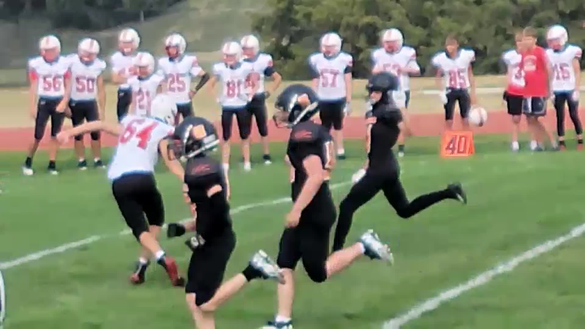 Ben Glore forced fumble