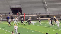 Rushing yards v Jal Varsity