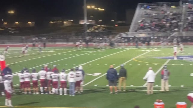 12 yard punt return against Severance