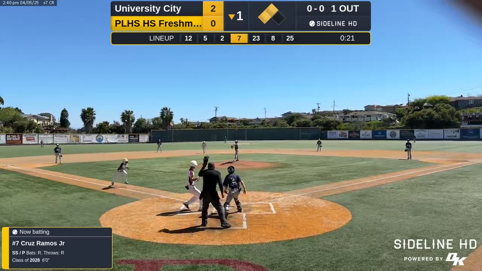 Stealing home Nicolas Quintero