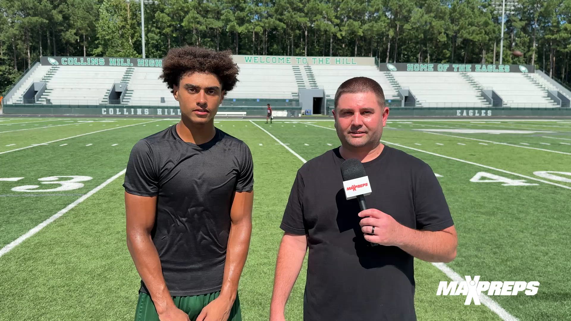 Collins Hill WR Atticus Joseph talks MaxPreps Game of the Week against Grayson, Stanford commitment