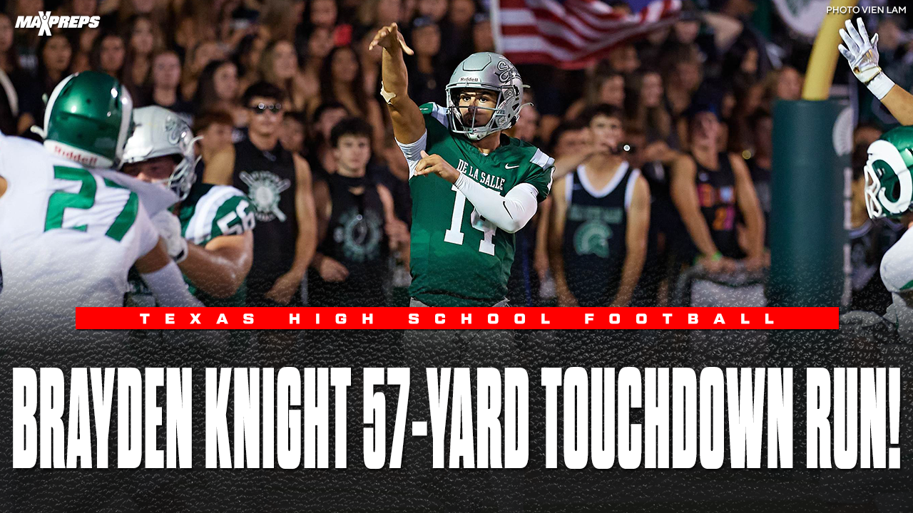 Brayden Knight breaks loose for a 57-yard touchdown for De La Salle
