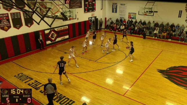 Morgan Rohweder basketball highlights - Houston vs Spring Grove - 1/6/25 - 29 pts 12 reb 3 stl