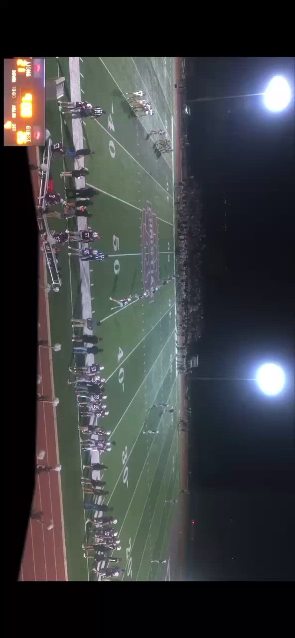 Freshmen 80 yard Kickoff Return Touchdown