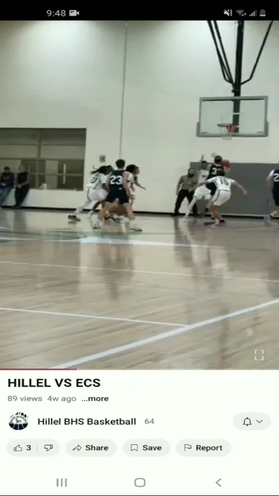 Highlights from Yaakov Kaminsky's 20 point game vs ECS: