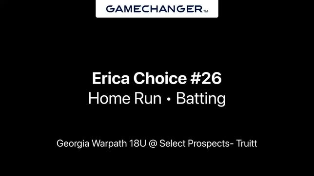 With two on base. The count is 2-1 when she hits this rocket to left center