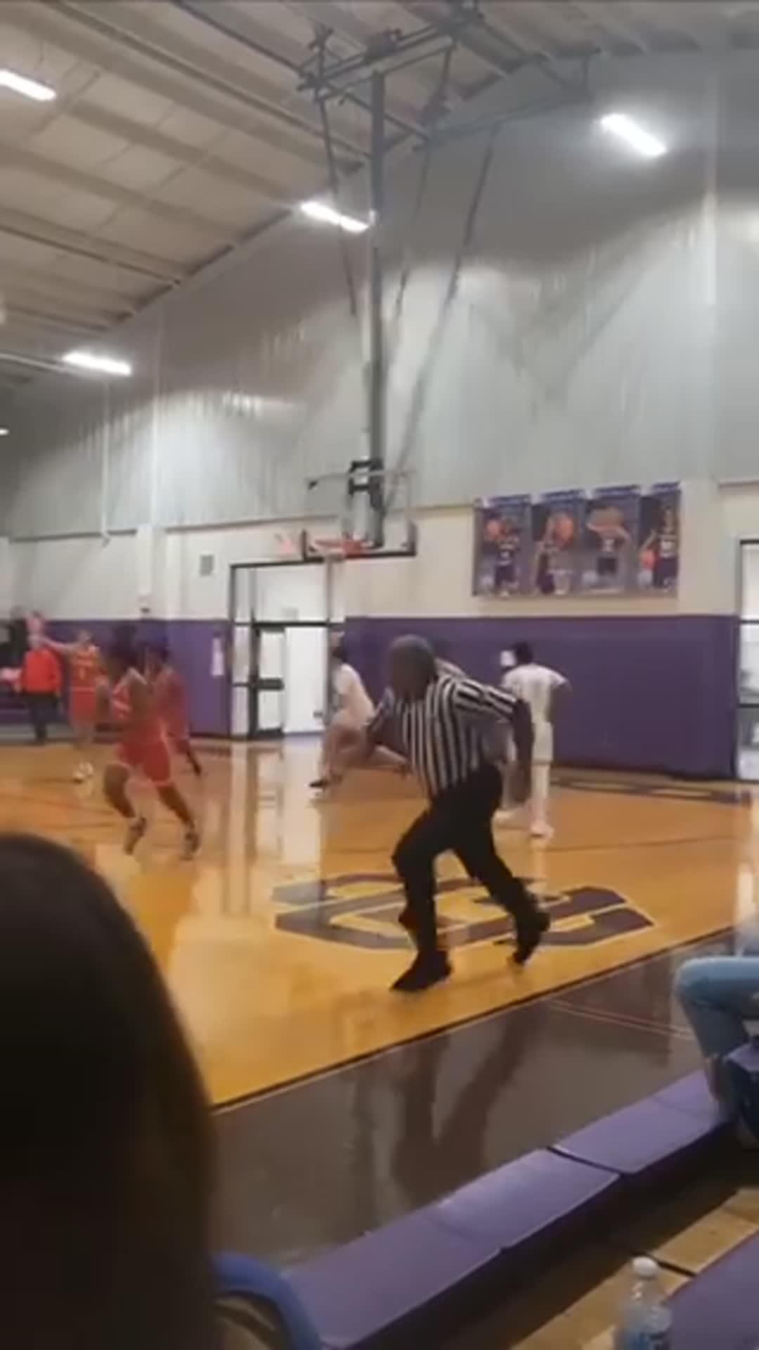 Buzzer beater before half