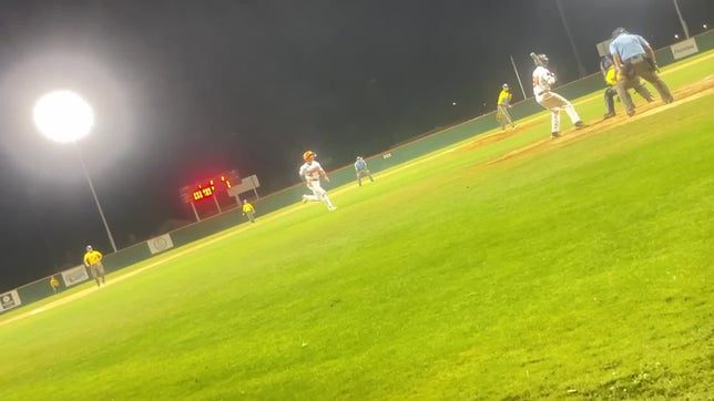 Zakery Mays catching them slipping (watch the balk and the dropped ball @ home) call was overturned for a walk off STOLEN BASE WIN BY #18 Zakery Mays