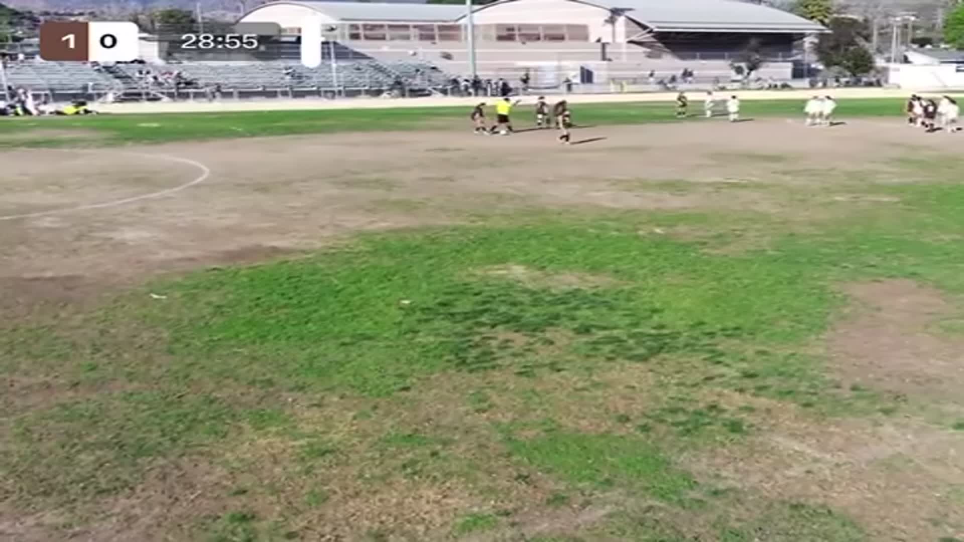 Free kick goal vs Bell