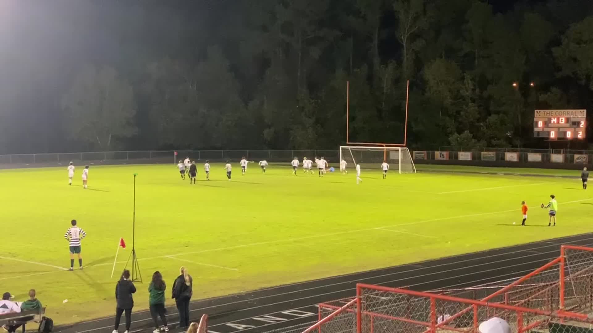 Luxiah makes the diving save to keep a clean sheet.