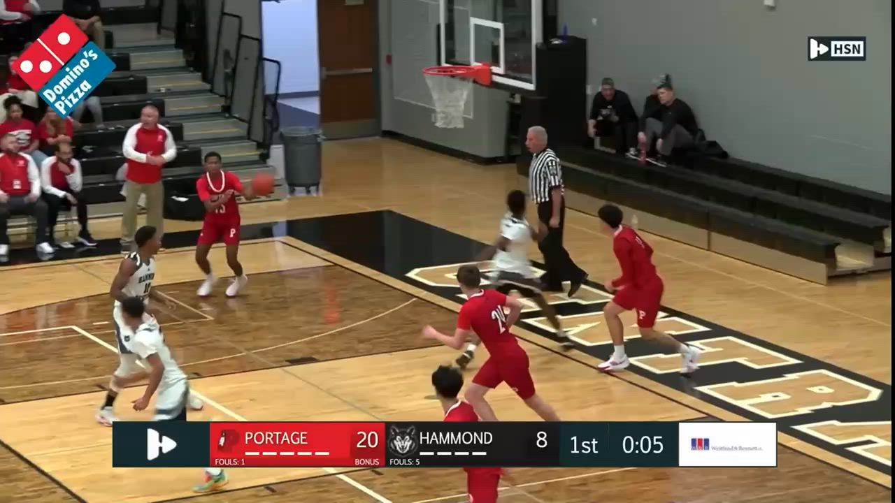 Josiah Brown's Half Court Buzzer Beater vs Hammond Central