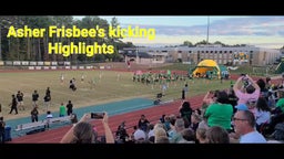 Asher Frisbee's kicking Highlights West Iredell vs Hickory 10/13/2023