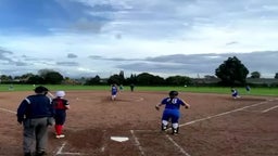 Shelby Newcomb (Jr.) Caught runner stealing