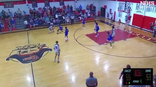 Big steal + dunk to cap off remarkable regular season from prep!