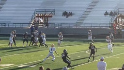 1st down pass completion v Jal Varsity