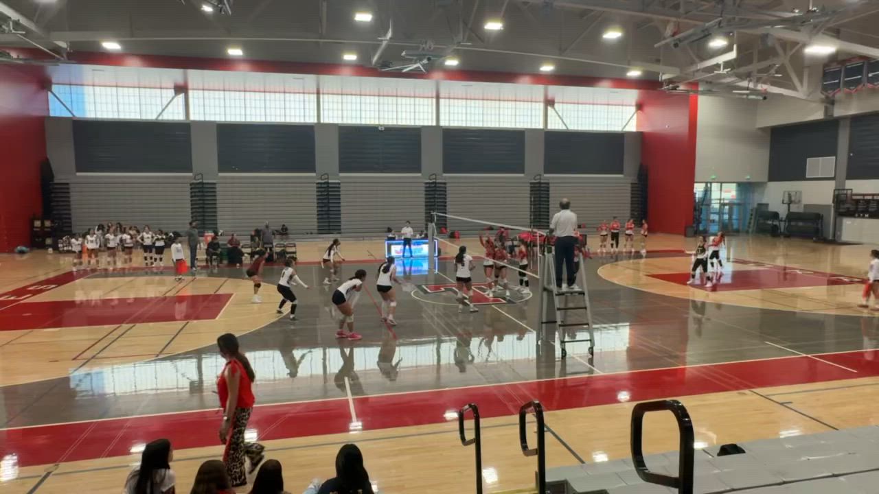 Tarin Anderson with the block