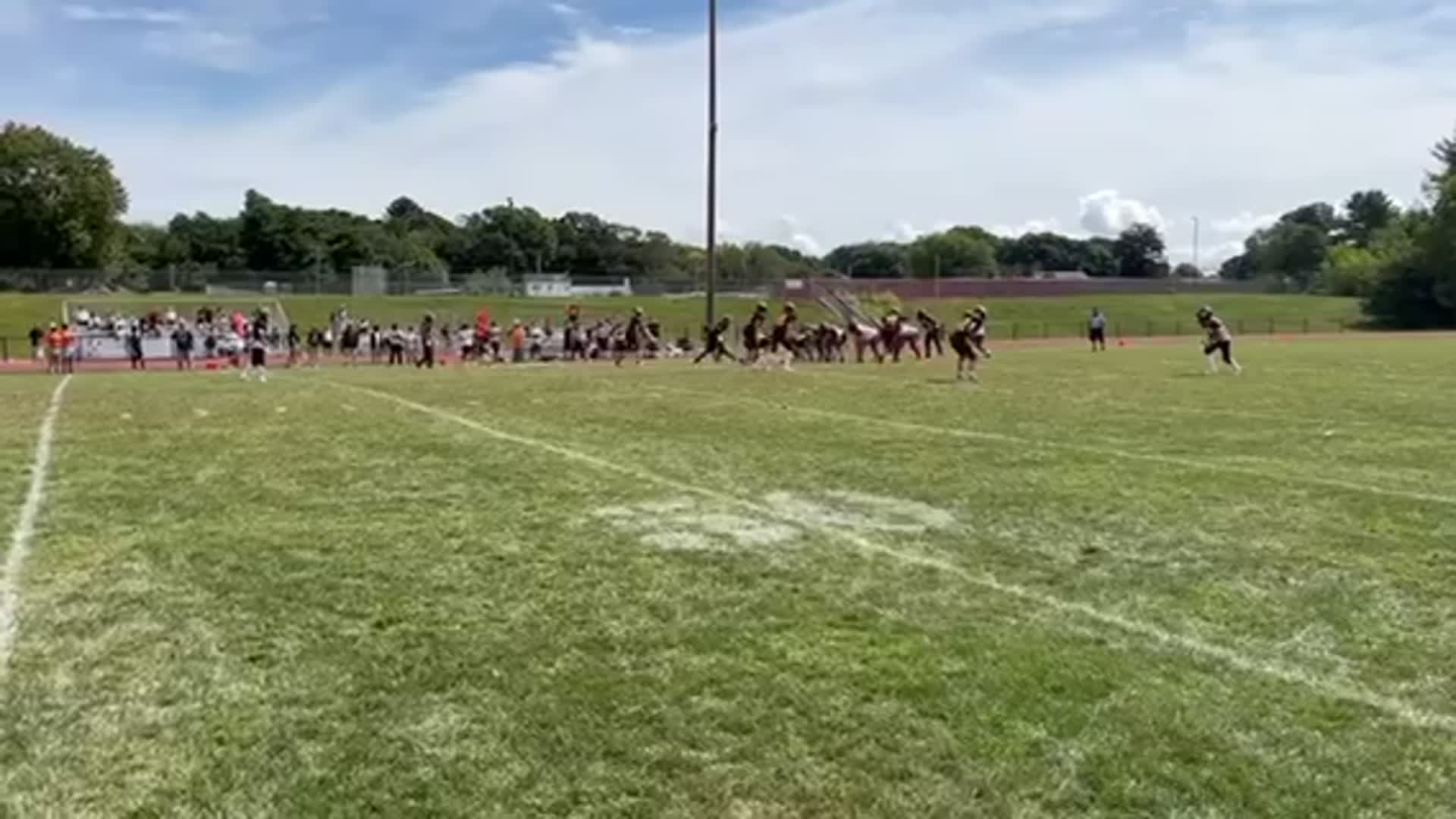 Fumble forced by Cooper Watson (Case) Recovered by Troy Medas (Case)