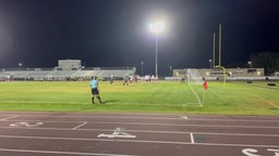 Right footed volley smash versus In regional semifinal