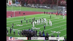 2nd quarter YELM #10 Parker Myers with the roll out to the right for 6 yards run