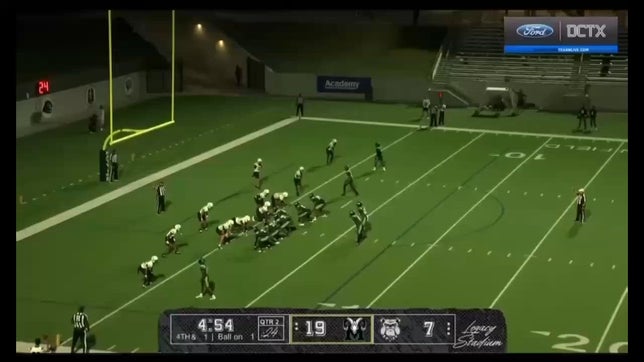 Stats- 10 carries 70 yards 2 touchdowns 102 yard kick off return Touchdown