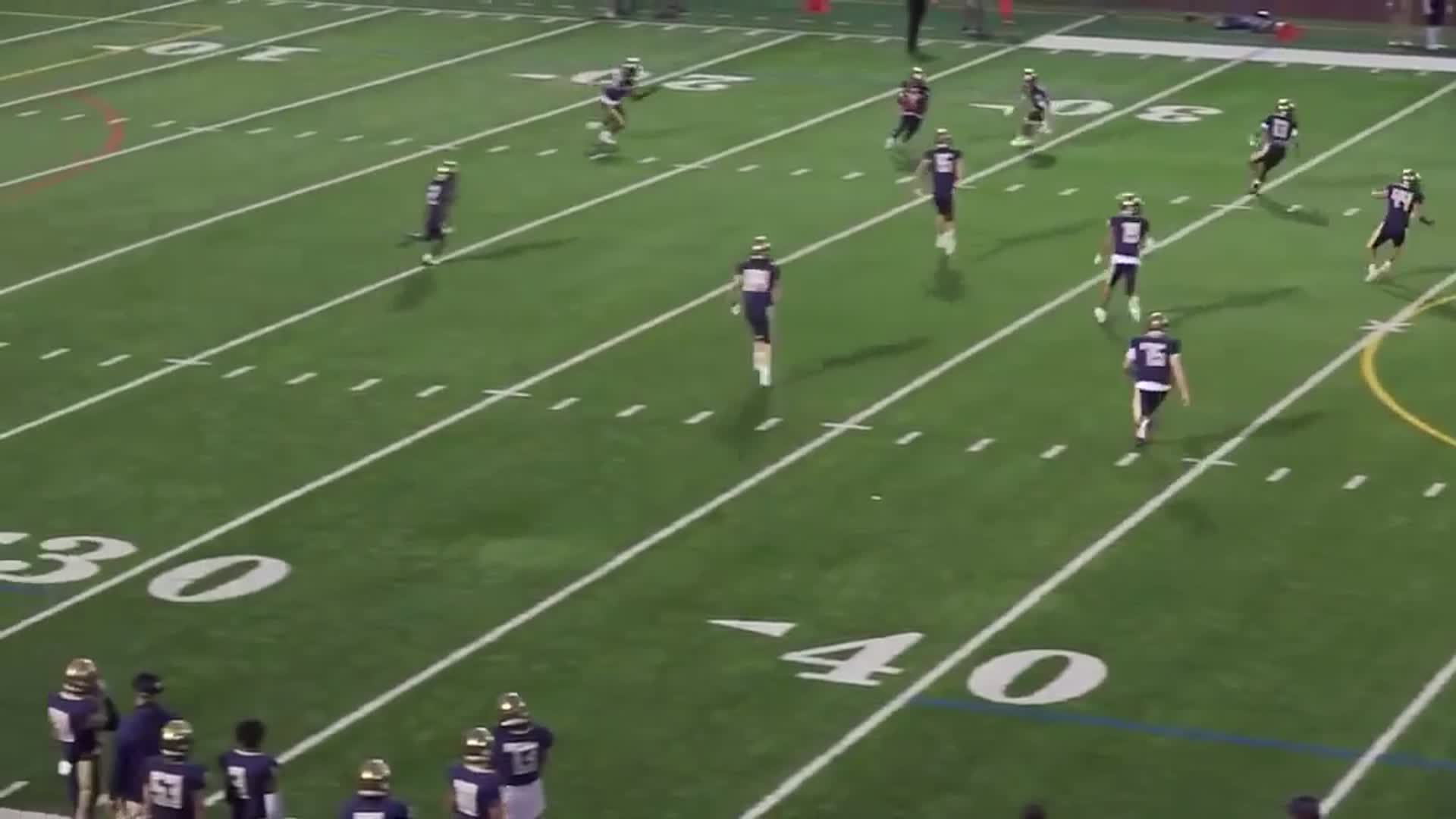 NFA punt return with opponent Pine Bush