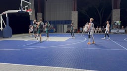 fast break layup for Luke