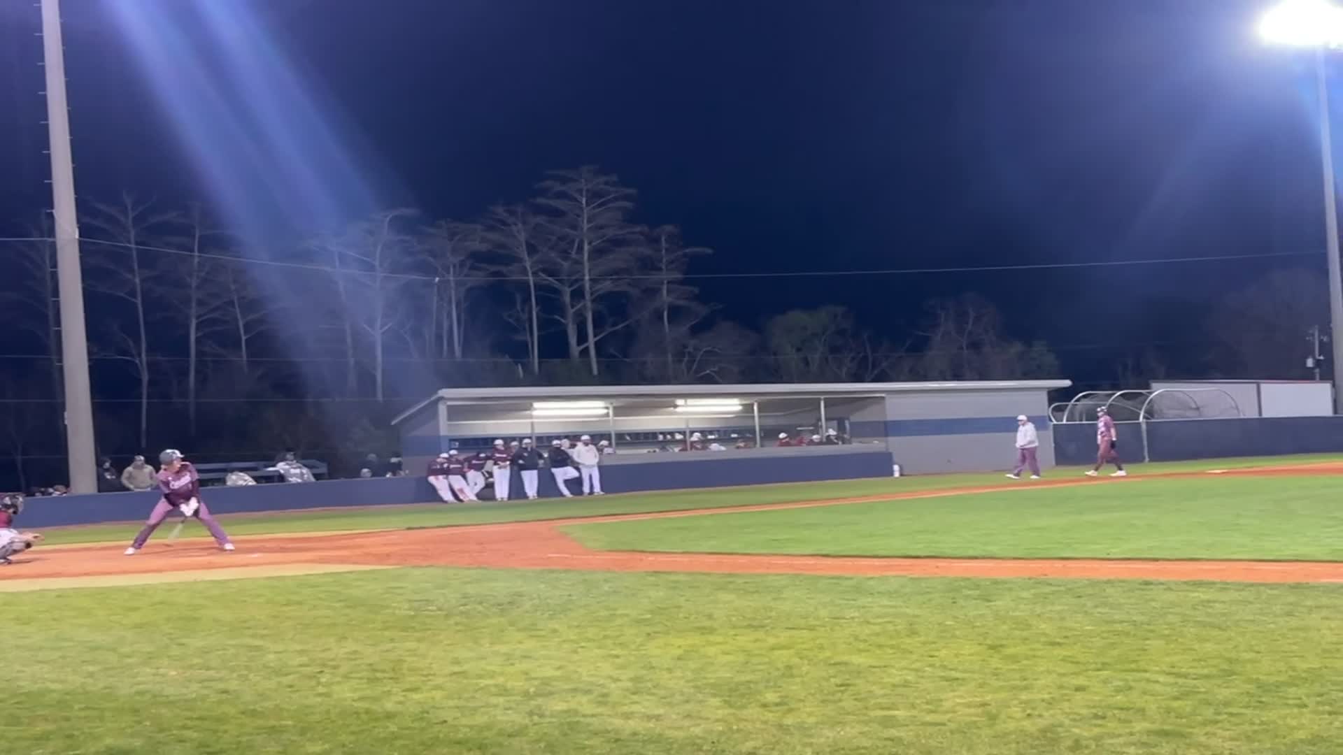 2 run RBI that was smashed to the centerfield batters eye