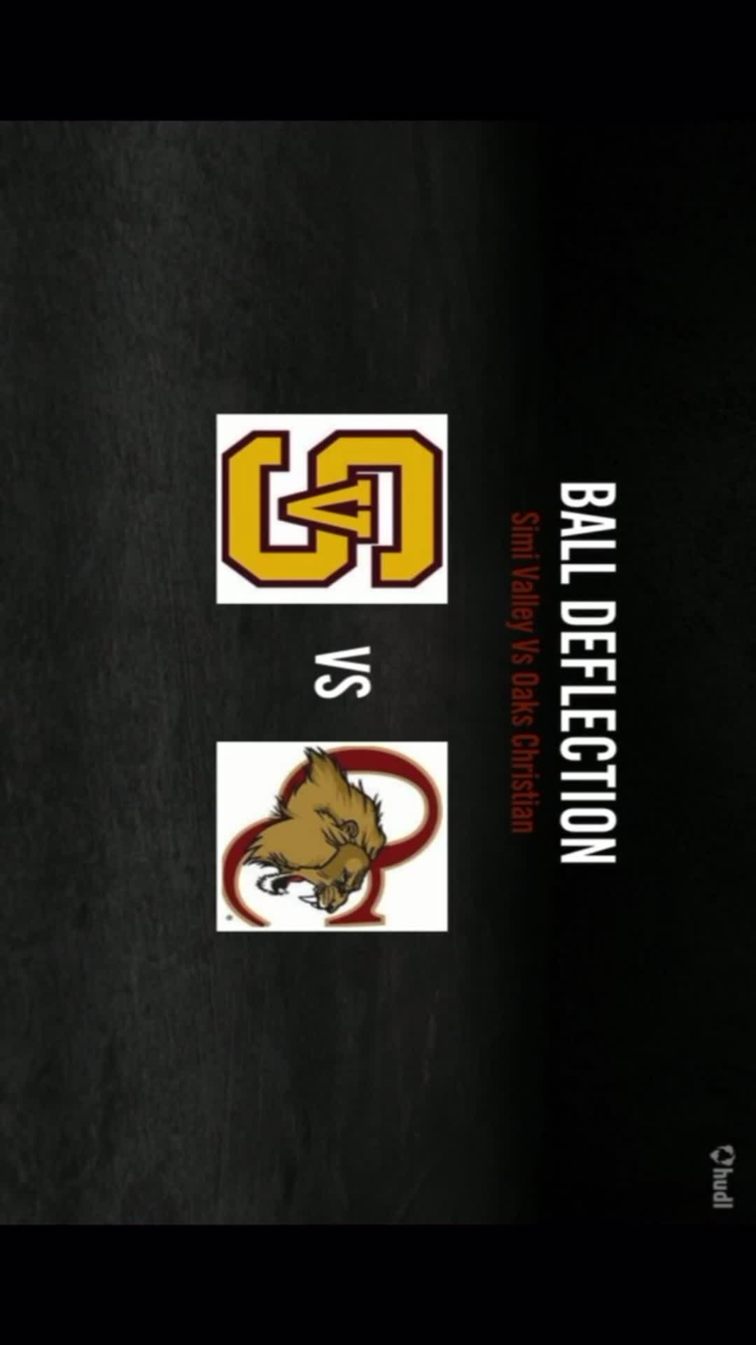 Oaks Christian ball deflection