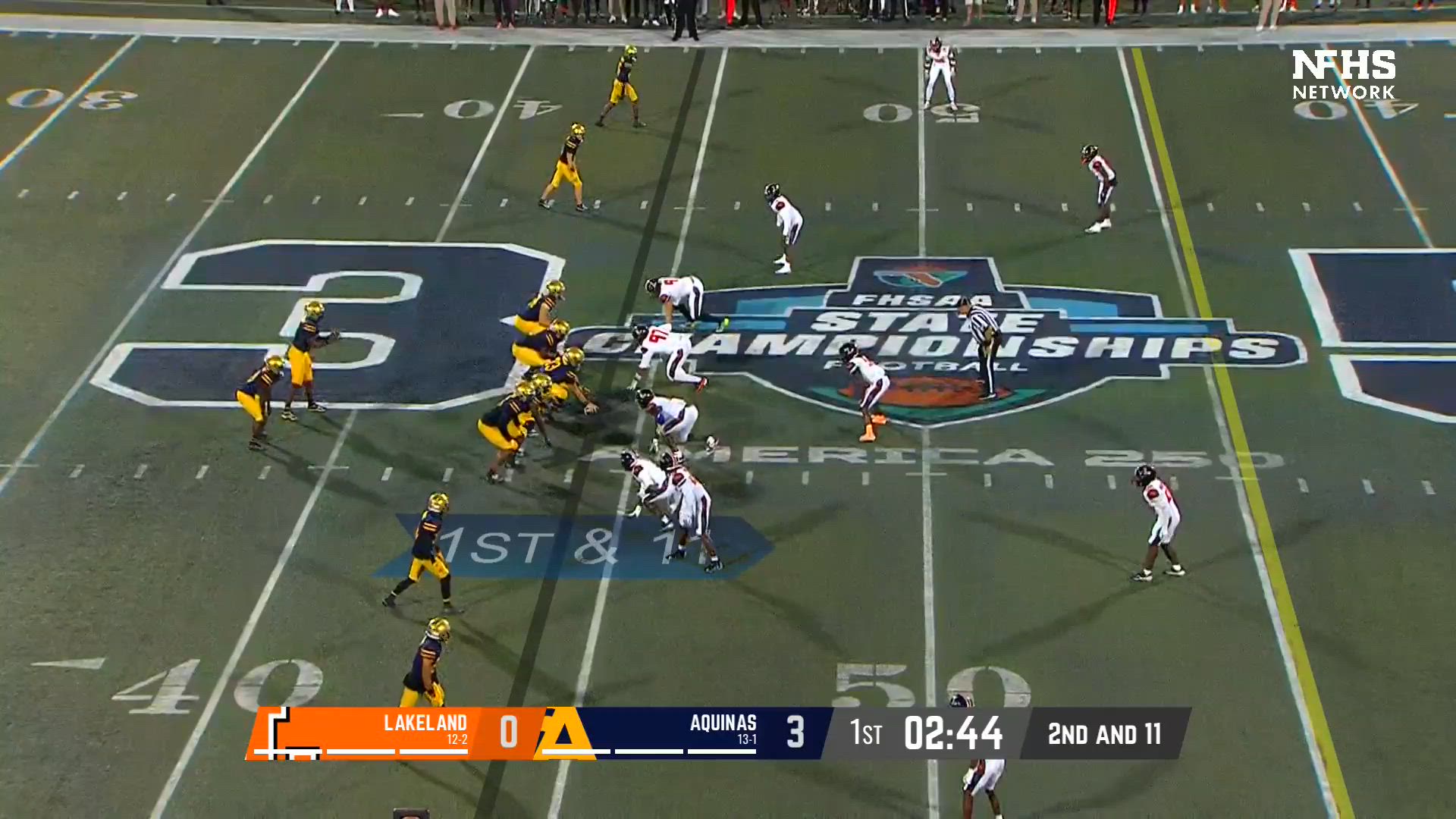 What a grab by 4-star Julius Jones in the 5A state title game