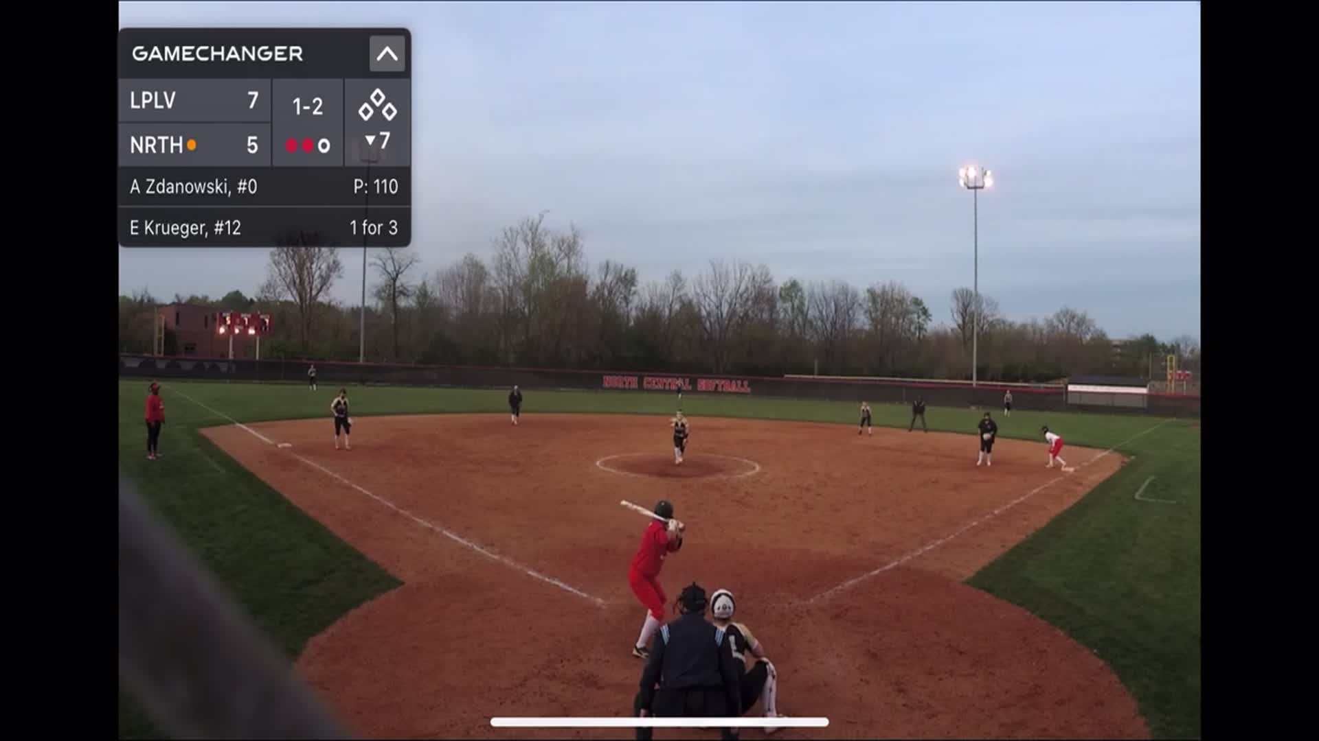 Game tying HR bottom of 7th