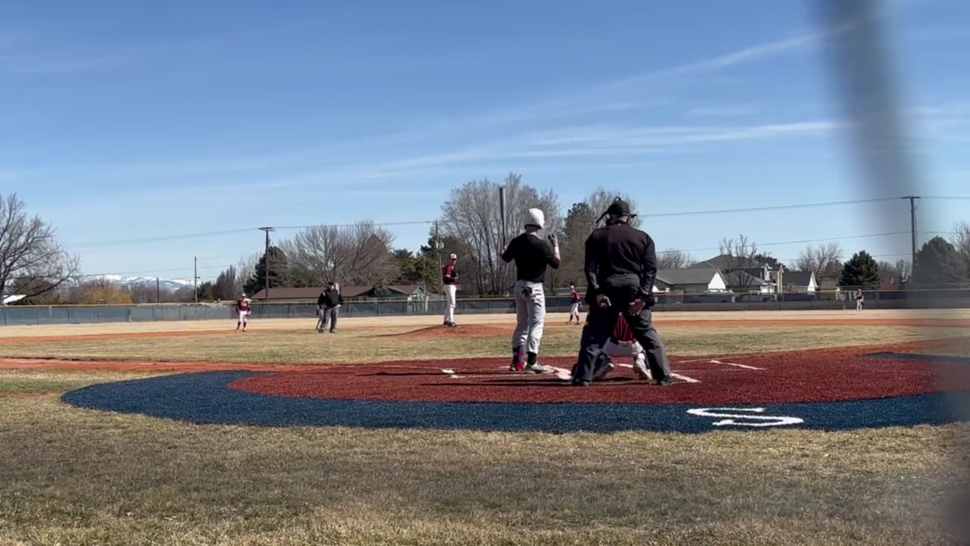 Carson Cyganik with a double in an RBI