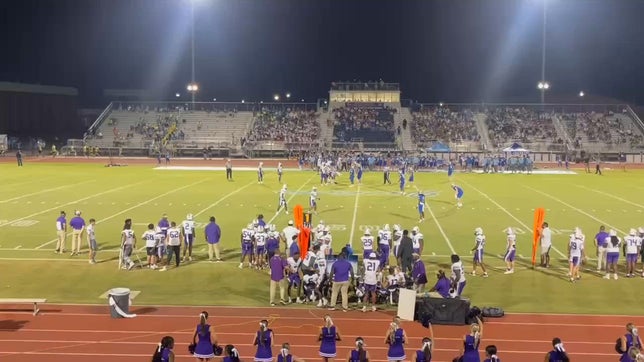 James Mobley IV with the pass to MJ Knight, who scrambles to turn a short gain into much more.