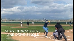 Sean Downs (2026) Goes 4 for 8 w/ 5 RBI's in the First Week of April 2025