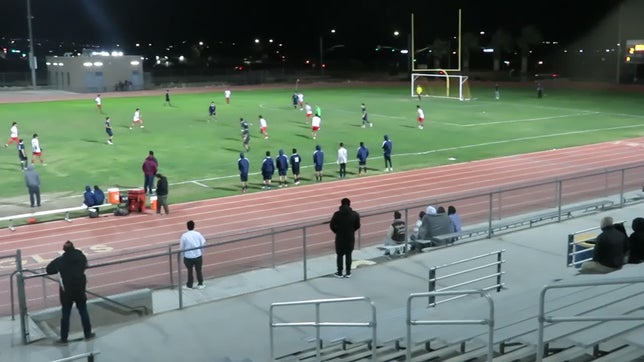 Absolute screamer from outside the box stunned Division 4 rivals Hemet High School. Which gave the Eagles (DHS HS) the lead in the final moments of the game.