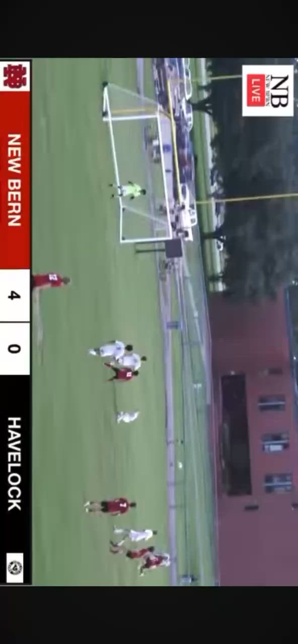 Top right corner goal vs Havelock in home opener 2025
