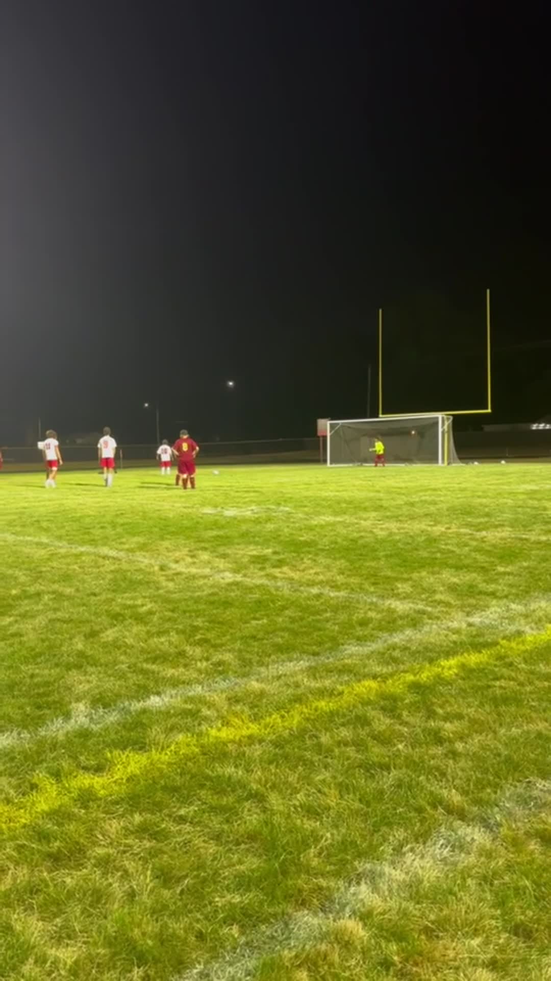 Scored his first career goal in highschool