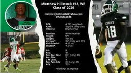 Hillstock (#18) Junior Year Comeback: Dynamic WR Highlights