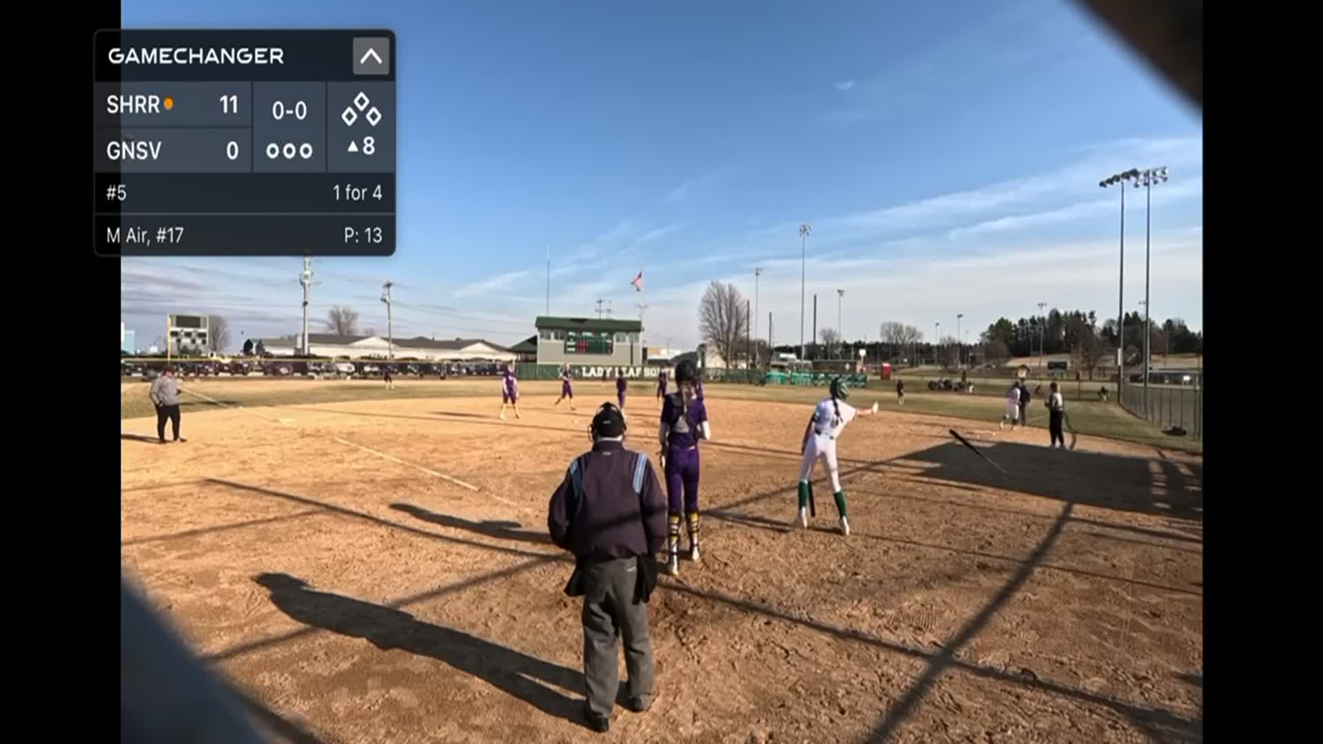 Base hit vs Sherrard