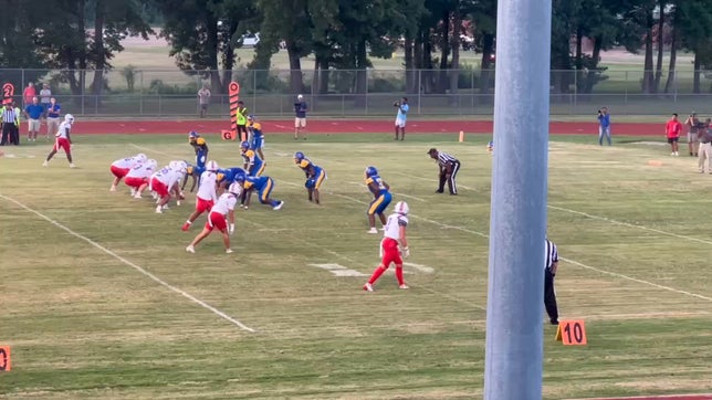 #20 Ahmad Anderson defensive stop on one yard line