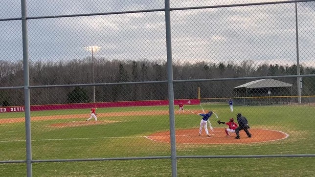 Lively jumps on a fastball and launches a double into the gap to plate a run for the Wildcats.