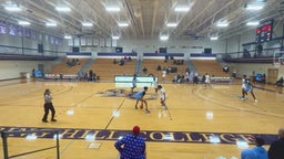 Caleb Smith 2028 c/g shooting mid range over a smaller defender