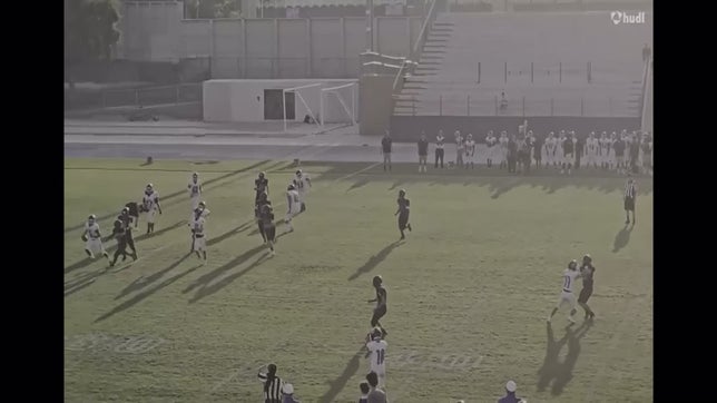 Gets the ball on a broken play, breaks tackles, and takes it all the way.