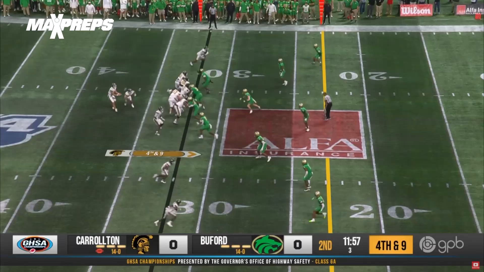 3-star ATH Ethan Hauser and 3-star Safety Nascar McCoy's interceptions against Carrollton