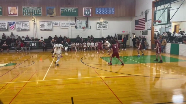 #4 pass to #0 back to #4 finishes with the deep three!!