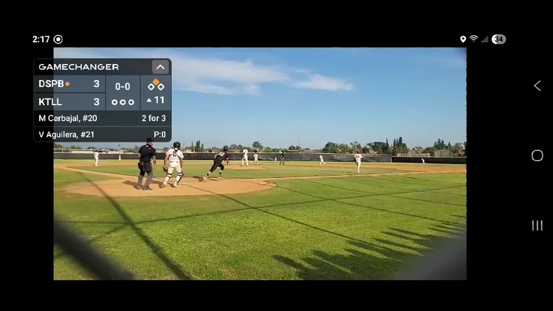 Marcus Carbajal Home Run #1