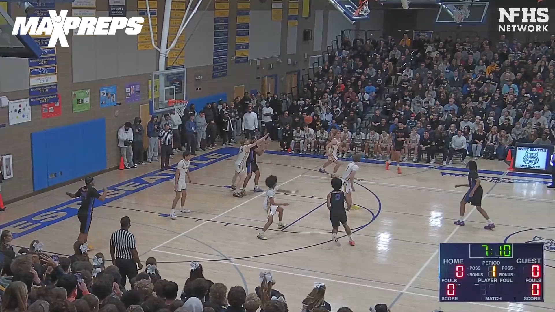 JJ Crawford and Tyrann Stokes dominate as Rainier Beach dominate Seattle West